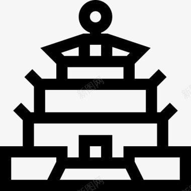 中国寺庙历史4直系图标图标