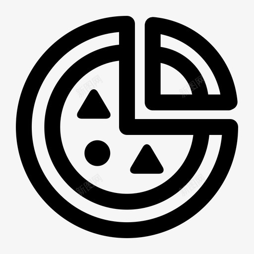 披萨快餐马苏里拉图标svg_新图网 https://ixintu.com 快餐 意大利香肠 披萨 披萨片 马苏里拉