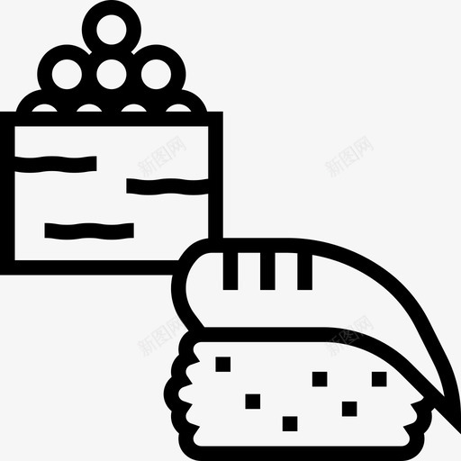 寿司日本28直系图标svg_新图网 https://ixintu.com 寿司 日本28 直系