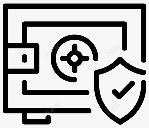 投资安全保险箱储蓄图标svg_新图网 https://ixintu.com 保险库 保险箱 储蓄 投资安全 货币和银行