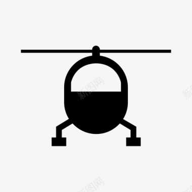 直升机乘客技术图标图标
