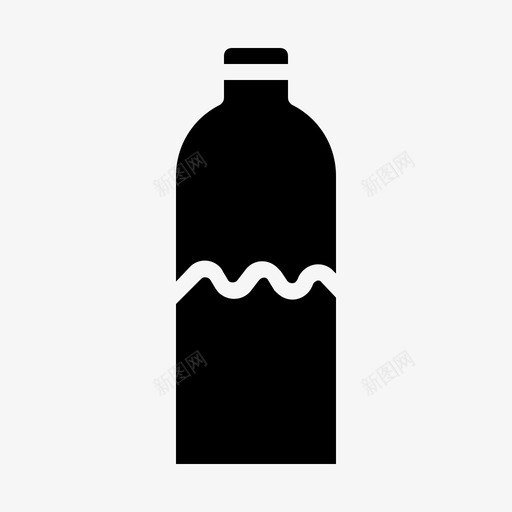 矿泉水瓶子饮料图标svg_新图网 https://ixintu.com 瓶子 矿泉水 纯净 饮料