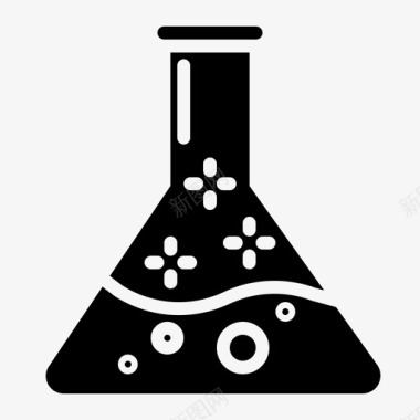 化学品烧瓶液体图标图标