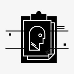 id卡片报告卡片剪贴板图标高清图片