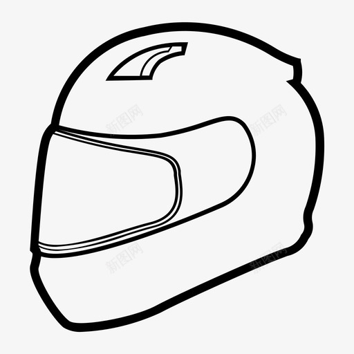 头盔自行车装备图标svg_新图网 https://ixintu.com 头盔 摩托车 比赛 自行车 装备 运动 骑行装备