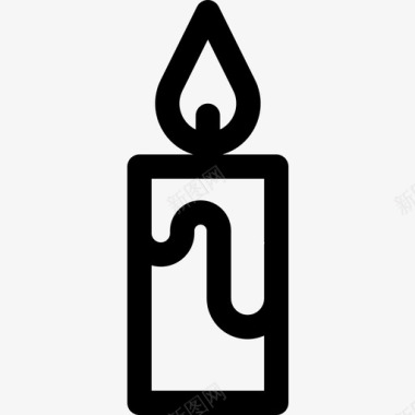 蜡烛感恩节31直系图标图标
