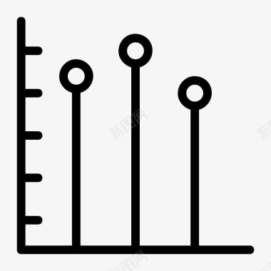 统计柱状图图表图标图标