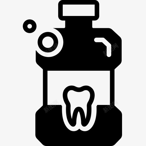 利斯特林防腐剂瓶子图标svg_新图网 https://ixintu.com 利斯特林 清洁剂 漱口水 瓶子 防腐剂