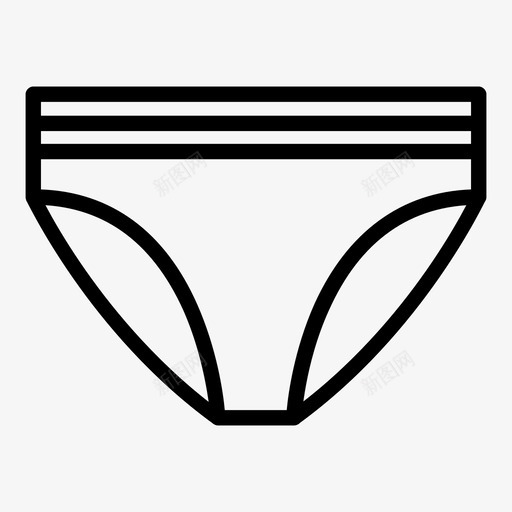 内衣内裤裤子和内衣图标svg_新图网 https://ixintu.com 内衣 内裤 裤子和内衣