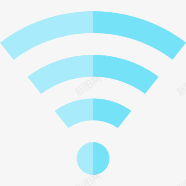 Wifi信号电子设备30扁平图标图标
