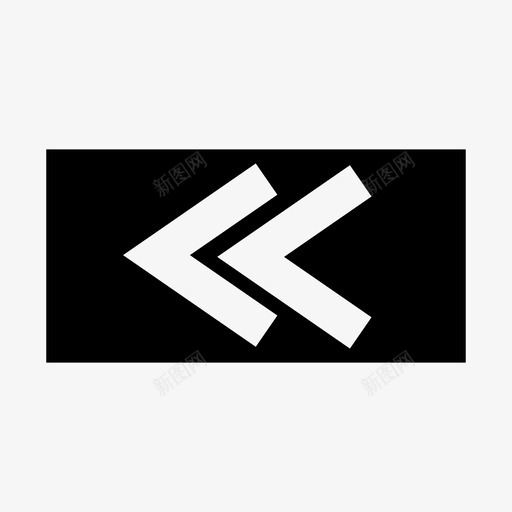 左箭头后退退出图标svg_新图网 https://ixintu.com 后退 左方向箭头 左箭头 离开 辞职 退出