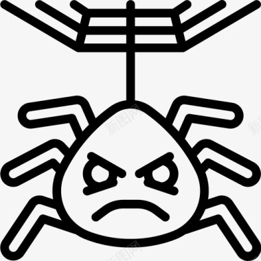 蜘蛛万圣节111直系图标图标