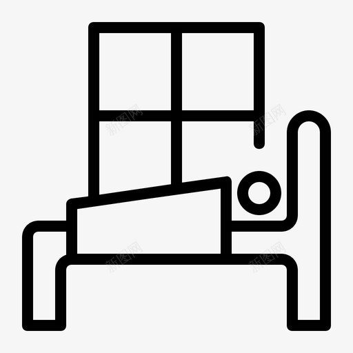 卧室就寝时间酒店图标svg_新图网 https://ixintu.com 卧室 就寝时间 床垫 放松 酒店 酒店和餐厅2
