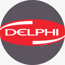 DelphiDelphi软件开发徽标平面图标高清图片