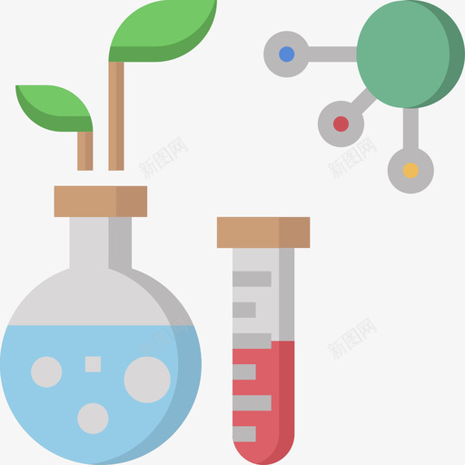 化学遗传学和生物工程2平面图标svg_新图网 https://ixintu.com 化学 平面 遗传学和生物工程2