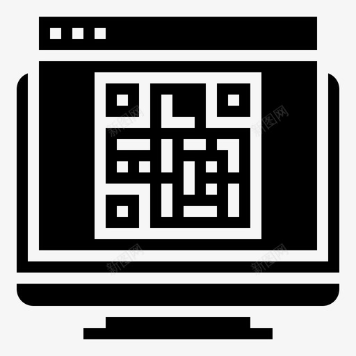 qr扫描仪商业信息图标svg_新图网 https://ixintu.com qrcodeglyph qr扫描仪 信息 商业 技术