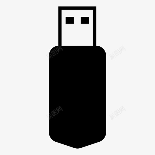 usb连接器数据库图标svg_新图网 https://ixintu.com usb 主机 数据库 连接器