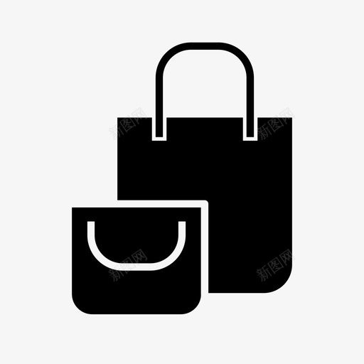 购物袋购物篮购物电子商务图标svg_新图网 https://ixintu.com 购物电子商务 购物篮 购物袋