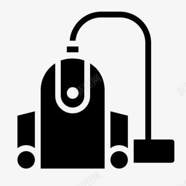 吸尘器清洁家务图标图标