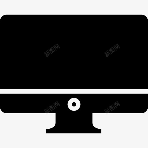 台式计算机显示器个人电脑图标svg_新图网 https://ixintu.com 个人电脑 台式计算机 屏幕 显示器 电子设备字形