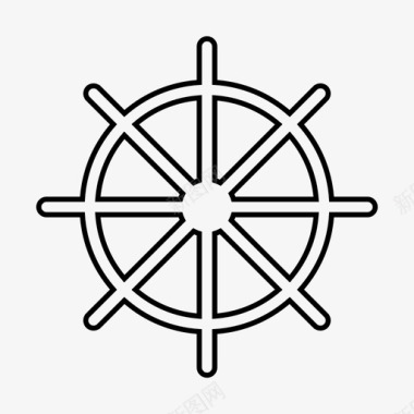 轮船长航海员图标图标