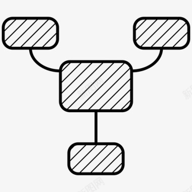 模型层次结构树图标图标
