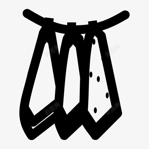 晾衣绳婴儿清洁图标svg_新图网 https://ixintu.com 婴儿 手帕 晾干 晾衣绳 洗衣房 清洁