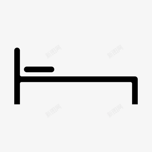 床床架卧铺图标svg_新图网 https://ixintu.com 公厕 卧铺 床 床架 沙发 用户界面 网页设计