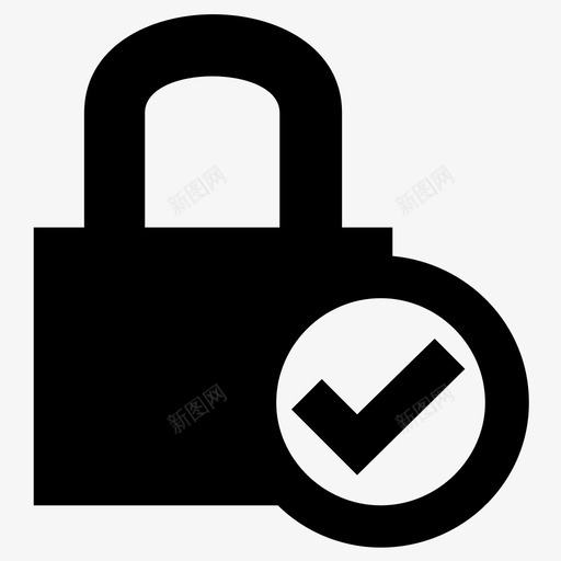 锁挂锁密码图标svg_新图网 https://ixintu.com 安全 密码 挂锁 私人 锁 隐私