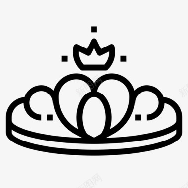 皇冠饰物珠宝图标图标