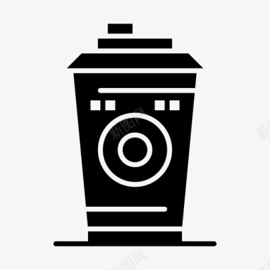 咖啡黑咖啡品牌图标图标