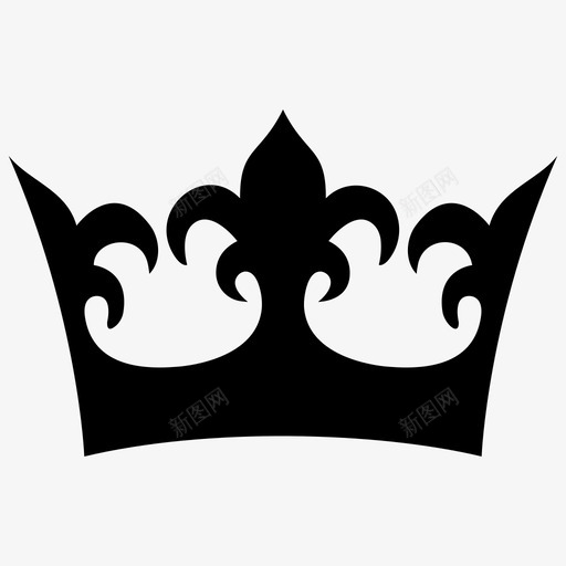 皇冠皇冠符号皇冠纹身图标svg_新图网 https://ixintu.com 王冠 皇冠 皇冠符号 皇冠符号图标包 皇冠纹身 皇冠设计