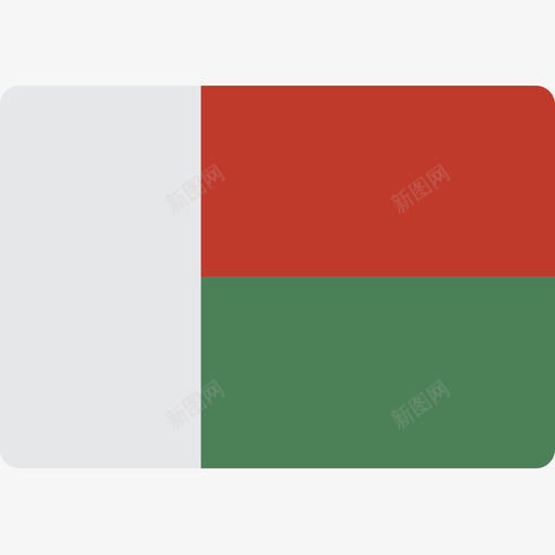 马达加斯加国旗15扁平图标svg_新图网 https://ixintu.com 国旗15 扁平 马达加斯加