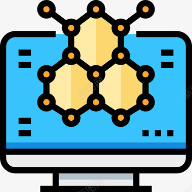 分子生物化学4线颜色图标图标