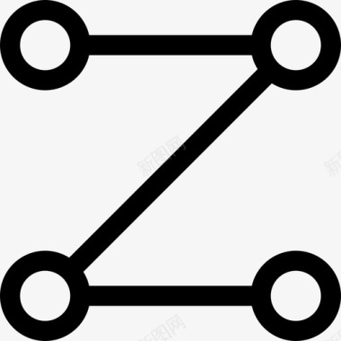 流连接节点图标图标