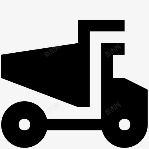 卡车建筑重型机械图标svg_新图网 https://ixintu.com 卡车 建筑 重型机械 重型车辆