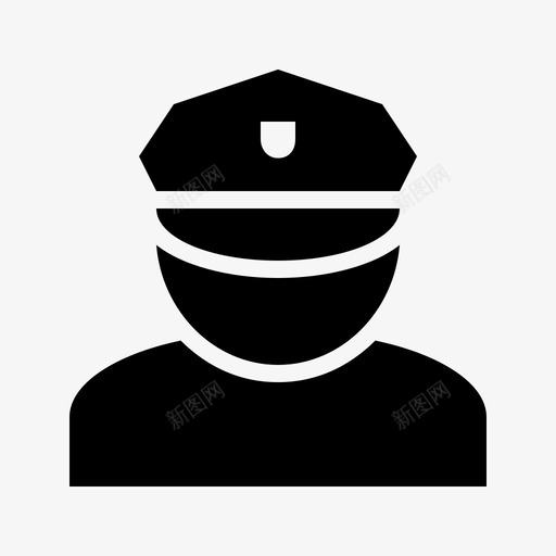 警察法律巡逻图标svg_新图网 https://ixintu.com 交通 保安 巡逻 法律 职业 警察