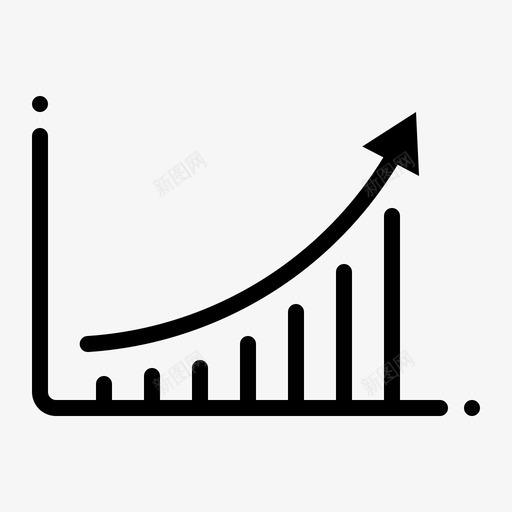 成功商业需求图标svg_新图网 https://ixintu.com 上升 商业 商业和金融概要 成功 拉动 箭头涨价 金融 需求