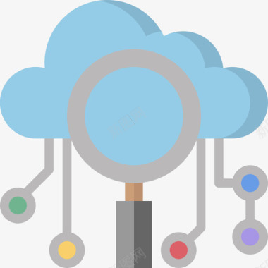 搜索网络技术2平面图标图标