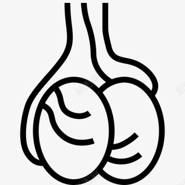 睾丸内脏医学图标图标