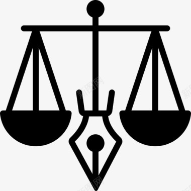 合法性平衡性公正性图标图标