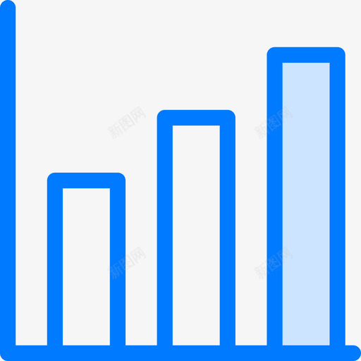 利润图表9蓝色图标svg_新图网 https://ixintu.com 利润 图表9 蓝色