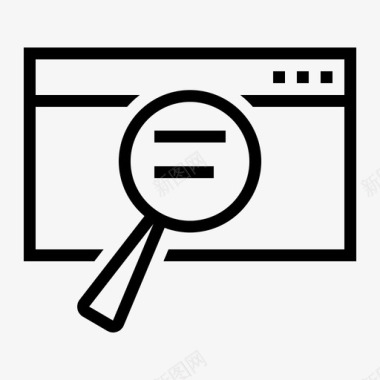 搜索网页浏览器互联网图标图标