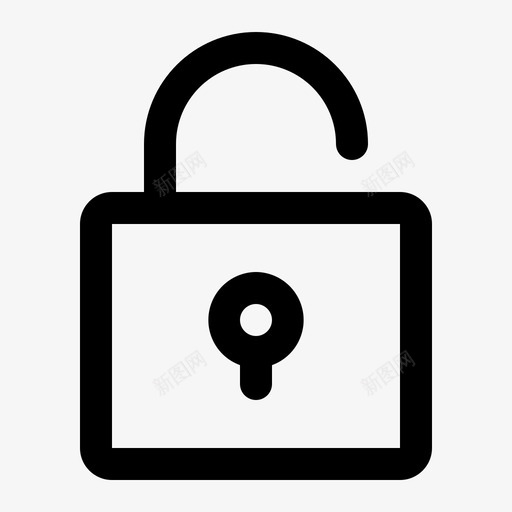 解锁应用程序用户界面图标svg_新图网 https://ixintu.com 应用程序 用户界面 网络 解锁