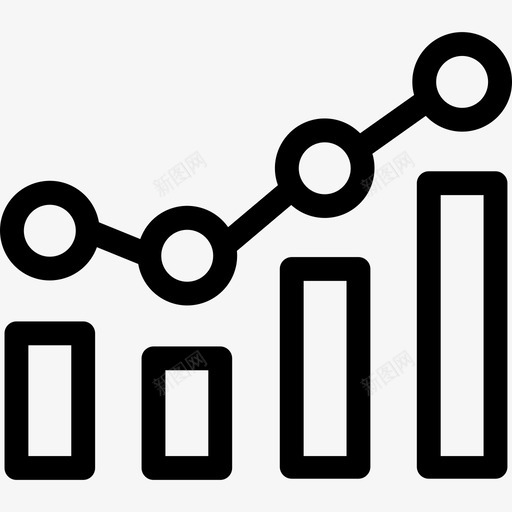 条形图分析4线性图标svg_新图网 https://ixintu.com 分析4 条形图 线性