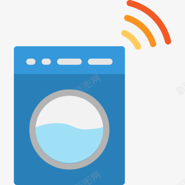 洗衣机物联网45平板图标图标
