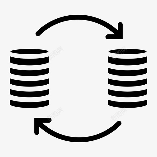 数据数据集成数据管理图标svg_新图网 https://ixintu.com 数据 数据管理 数据网络 数据集成