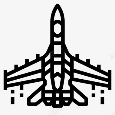 飞机军事战争图标图标