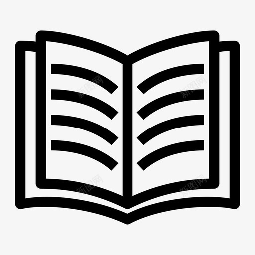 字典学院书图标svg_新图网 https://ixintu.com 书 字典 学习 学院 英语 语言