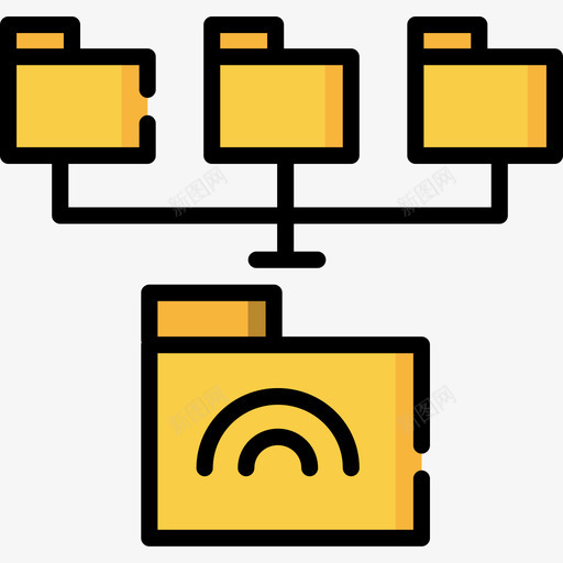 文件夹internet技术16线性颜色图标svg_新图网 https://ixintu.com internet技术16 文件夹 线性颜色